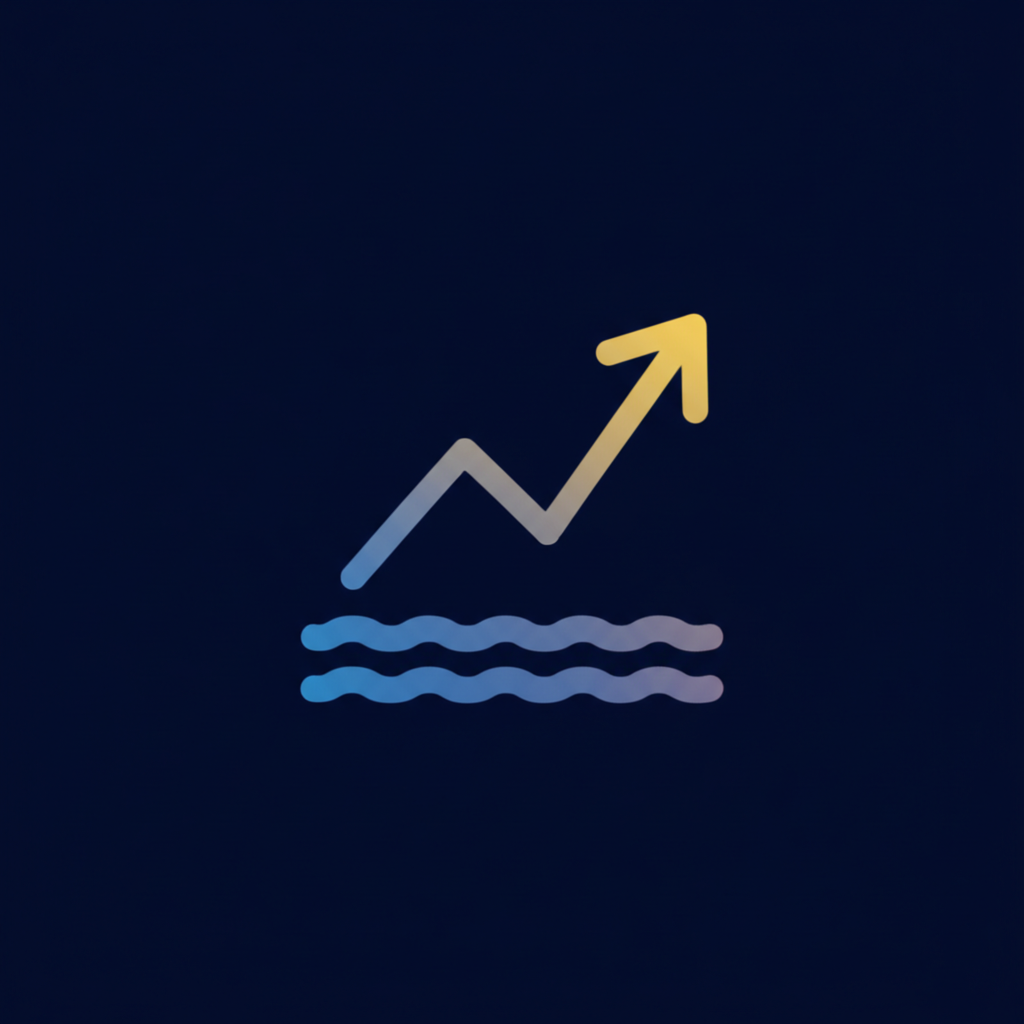 Business growth chart and strategic planning